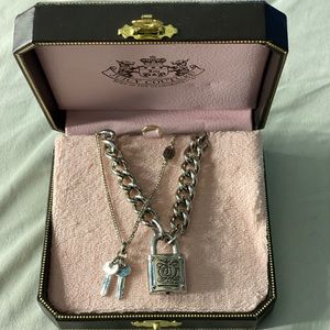 Juicy Couture Lock and Key Necklace